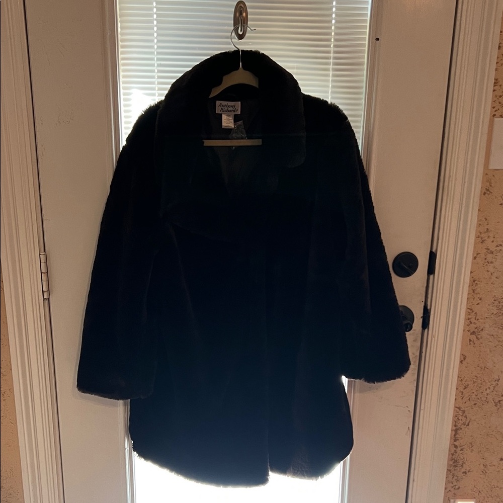 Anthony Richards Luxurious Black Teddy Jacket